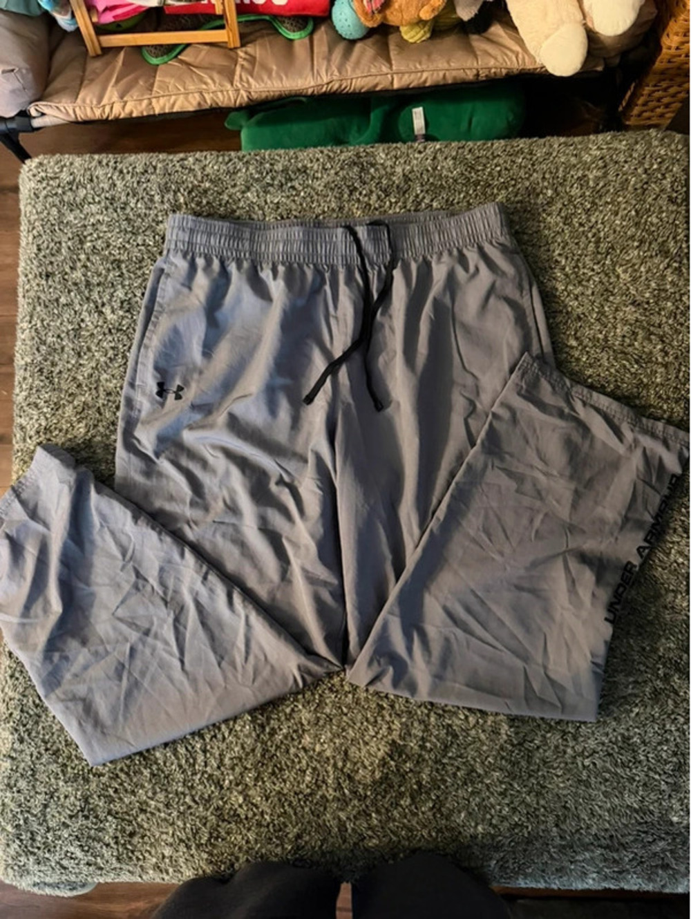 Under Armour Men's Loose Fit HeatGear Pants XXL Gray